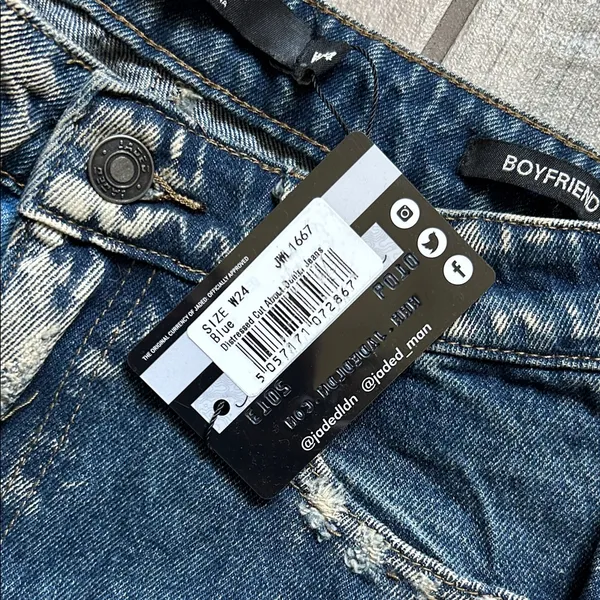 Jaded London Distressed Patchwork Jeans - Image 5