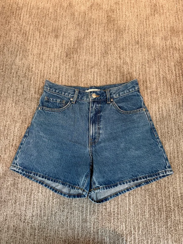 Mango Blue jean shorts - Image 3