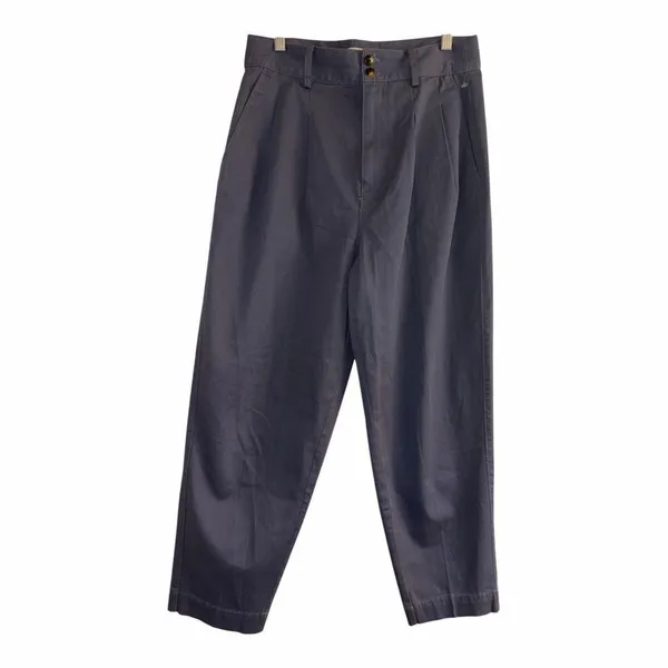 ✨Madewell Pleated Taper Wide-Leg Sunfaded Indigo Sz 6 Pants✨ - Image 5