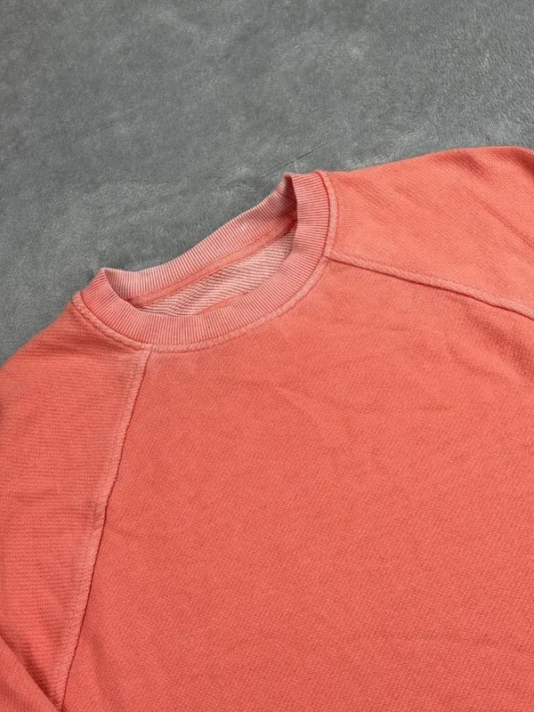 Aerie Sweatshirt Womens S Orange Long Sleeve Travel Lounging Crewneck Pullover - Image 3