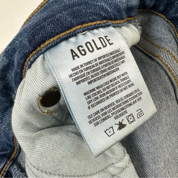 Agolde Sophie High-Rise Distressed Skinny Jeans - Image 10