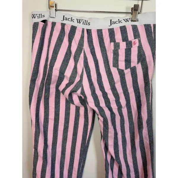 Jack Wills University Outfitters Women's Stripe Pajama bottoms Sz 6 Y2K Vintage - Image 11