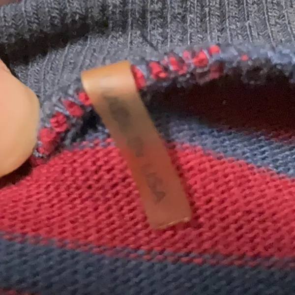Kinly Shirred sleeve stripe crew neck sweatshirt‎ - Image 6