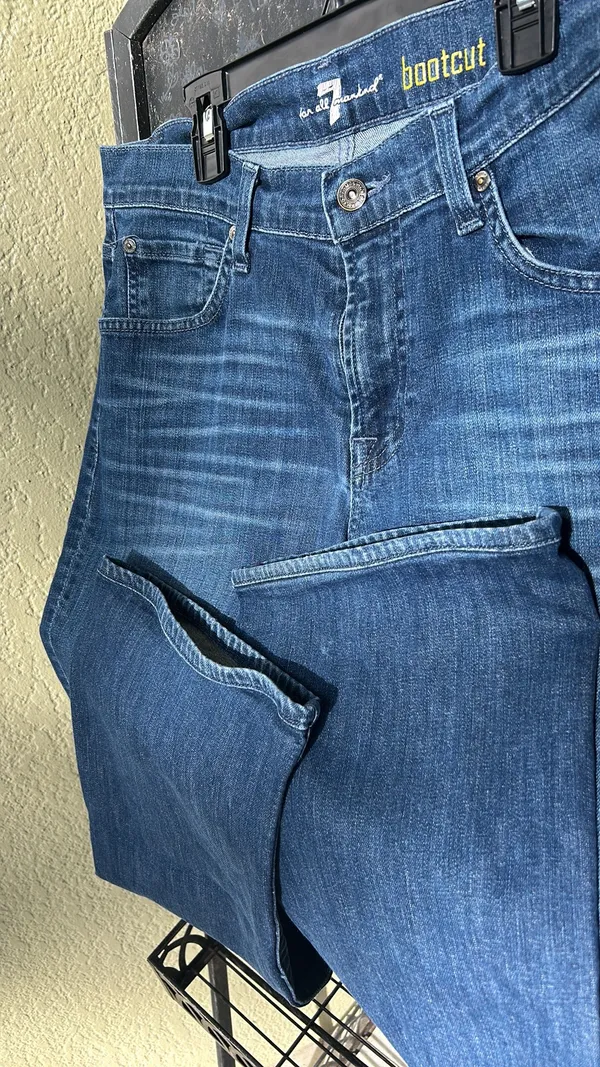 7 For All Mankind Boot Cut Jeans - Image 8