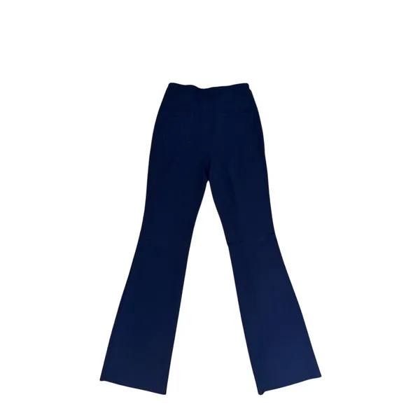 Halara Dress Pants Womens XS Navy High Waisted Bootcut Pull-On Back Pockets - Image 9