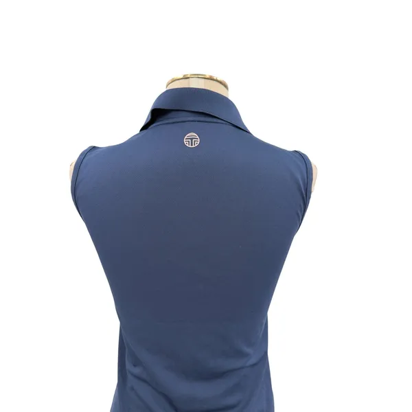 Tory Sport by Tory Burch Sleeveless‎ Golf Polo Shirt Navy Blue Size XS - Image 6