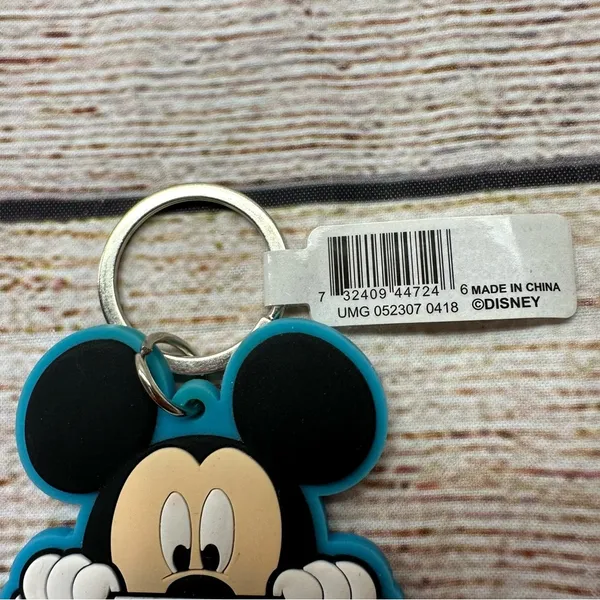 Disney Mickey Keychain Florida license plate plastic NEW - Image 2