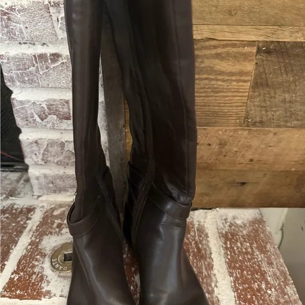 Just Fab Classic Tall Riding Boots - Black - Image 3