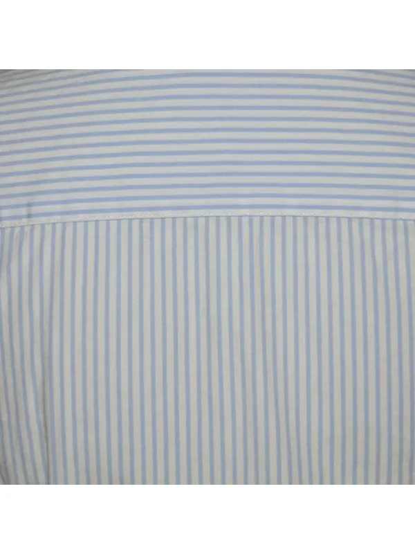 Cremieux Womens SZ 0 Blue White Striped Embroidered Bell Sleeve Tie Waist Dress - Image 10
