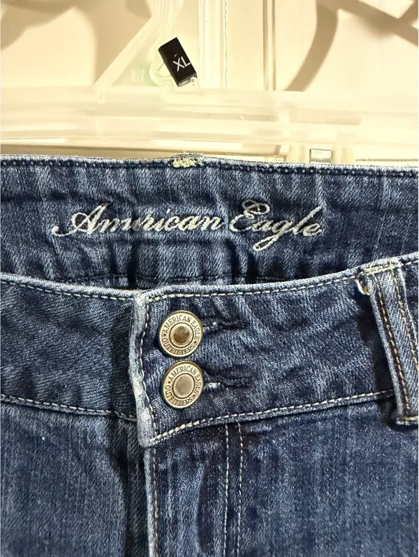 American Eagle Artist Women's Blue Denim Bootcut Jeans Size XL - Image 3