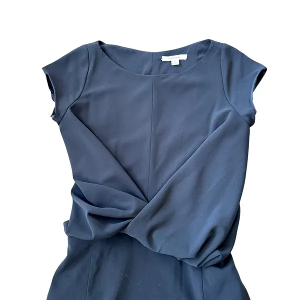 Carven Black Mini Dress Twist Size 4 - Image 4