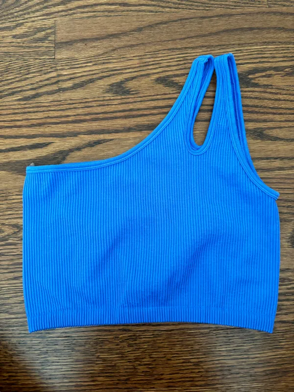 Aerie Ribbed One Shoulder Top - Image 2