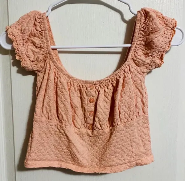 Pink Billabong Crop Top  - Image 3