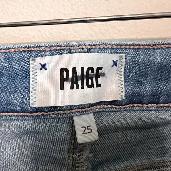 PAIGE Brigitte High Rise Relaxed Jean Size 25 - Image 6