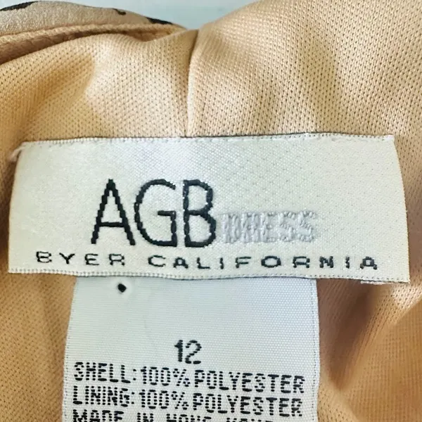 Vintage AGB Byer‎ California Butterfly Dress Size 12 Babydoll Asymmetrical Y2K - Image 8