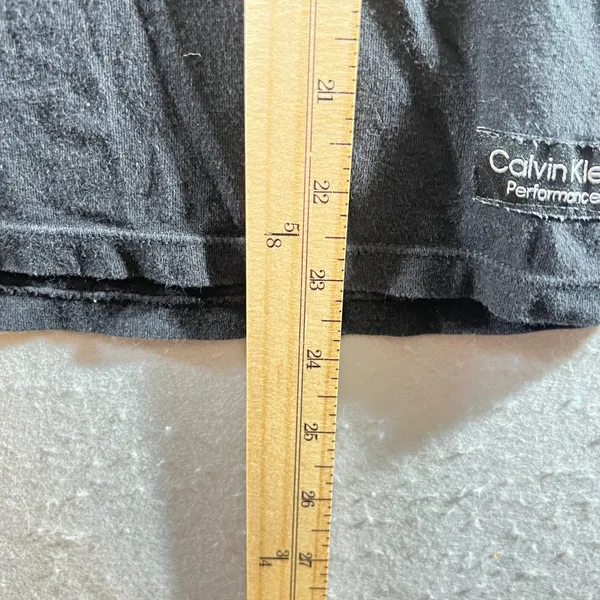 1269 | Calvin Klein Performance‎ V-Neck Activewear Tee Black Womens Small - Image 5