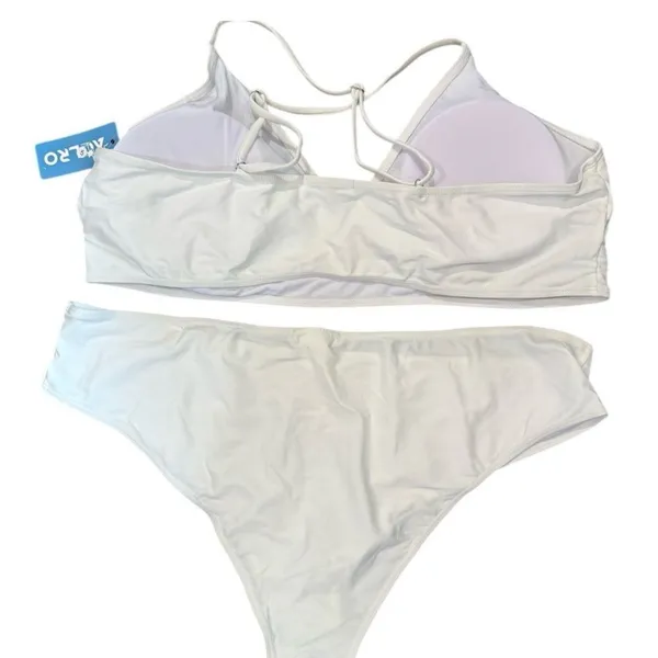 Chic Cream Bikini Set White Size undefined - Image 10