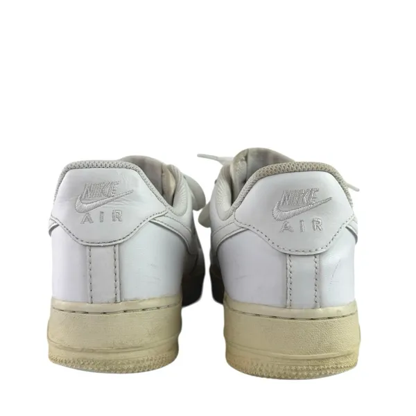 Nike Air Force 1 Low '07 Women's White Lace Up Leather Sneakers Shoes Size 9 - Image 3
