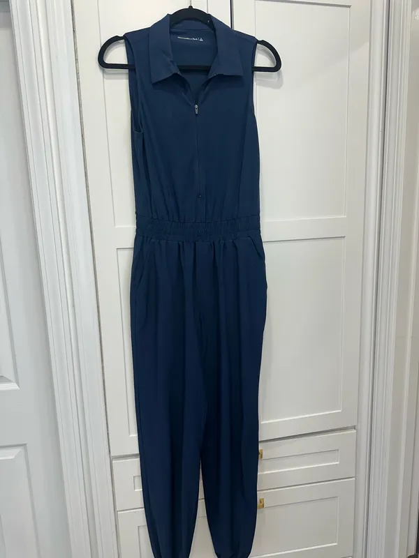 Abercrombie Traveler Jumpsuit Navy - Image 3