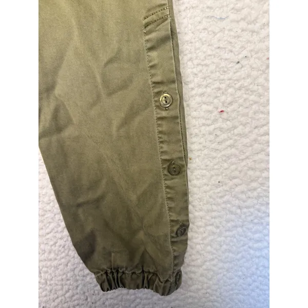YFB Pants Womens Small‎ Green Lyocell Cargo Jogger Elastic Waist Cuffed Pockets - Image 5
