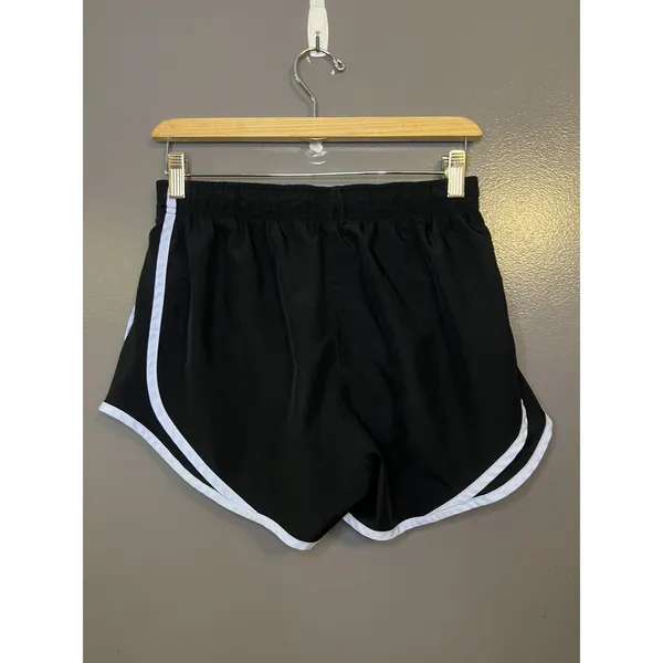 Nike Tempo Running Shorts Womens Small Black White Dri-FIT Lined Athletic Gym - Image 3