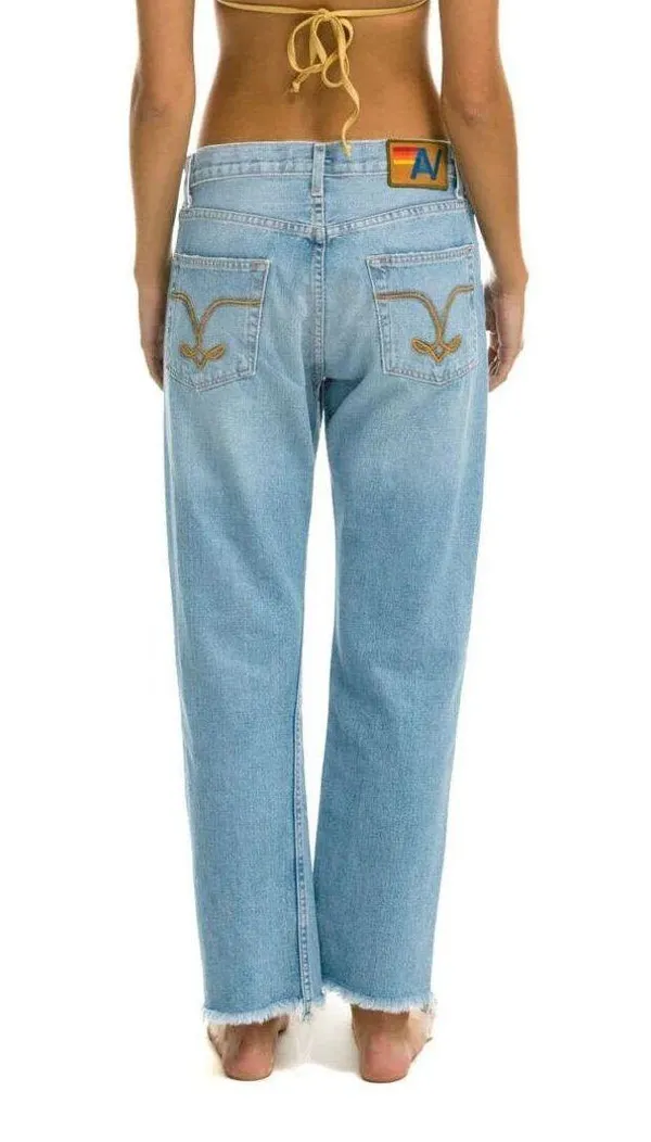 Aviator Nation Mid Rise Relaxed Surfer Jean - Image 2