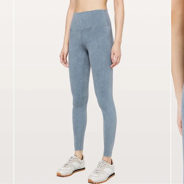 LULULEMON Wunder Under In Washed Moon‎ Blue Size 4 - Image 2