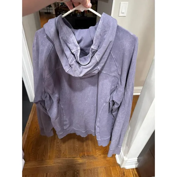 lululemon Scuba Pullover Hoodie in a washed purple quartz color womens XL - Image 4