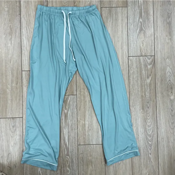Born Light Teal Lounge Pants and Shorts with Drawstring Waist, large - Image 6