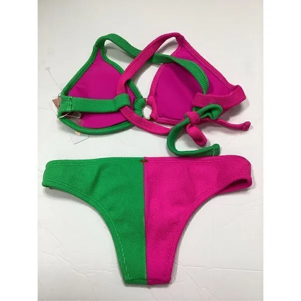 New. Pilyq two toned teeny bikini set. Small. Retails $168 - Image 8
