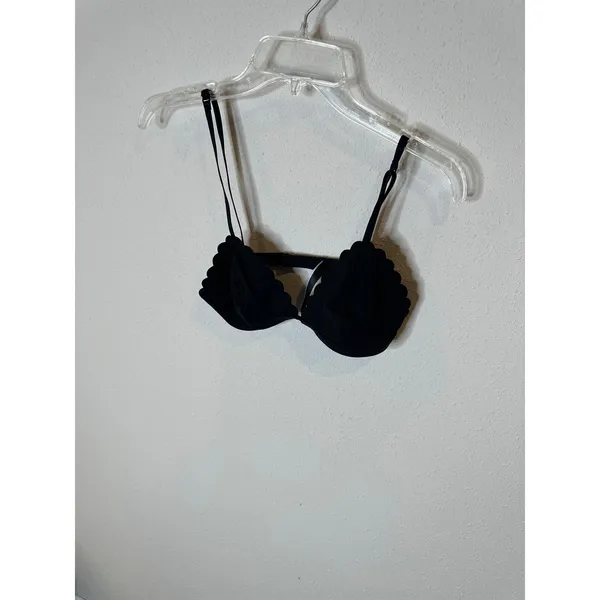 Victorias Secret Black Scallop Trim Demi Bra Size‎ m - Image 3
