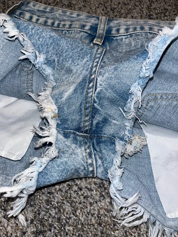 Jean Shorts Blue - Image 5
