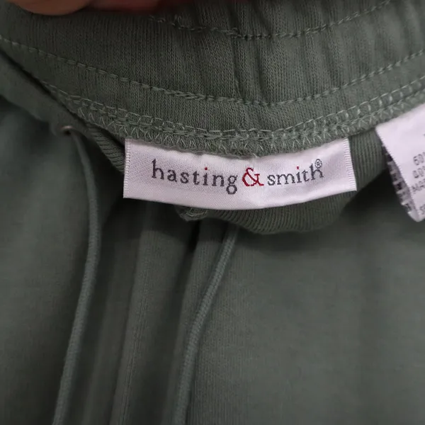 Hasting & Smith Sweatpants Womens L Green Straight Leg Average NEW - Image 2