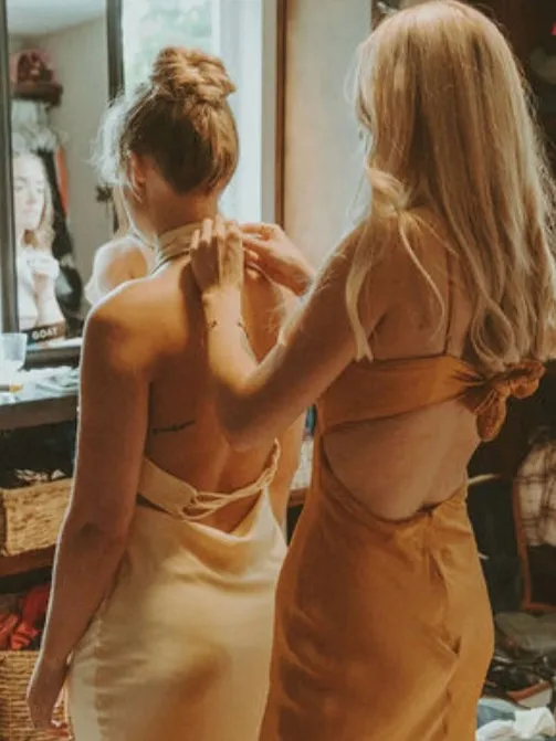Bardot Malinda Satin Backless Midi Dress - Image 5