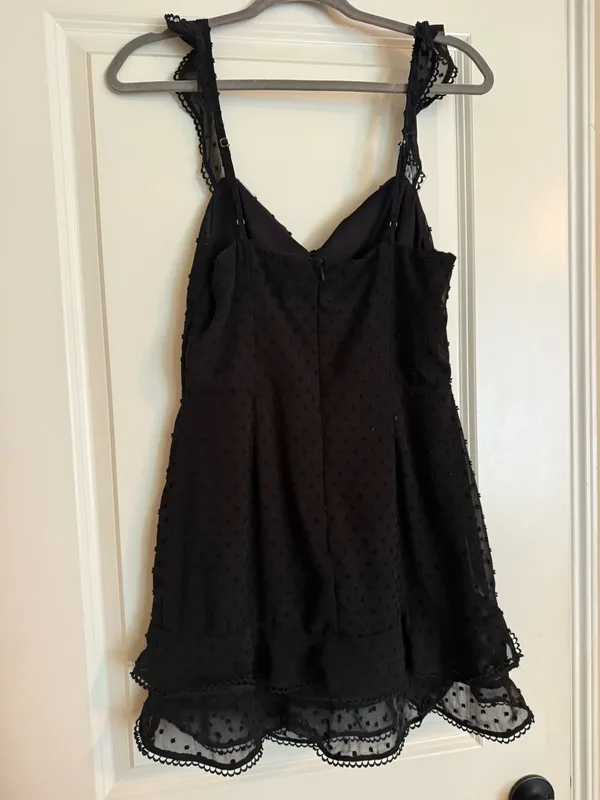 Lucy in the Sky Black Mini Dress - Image 2