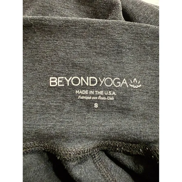 Beyond Yoga Womens High Waisted Joggers Charcoal Gray Heathered‎ Pockets Small - Image 5