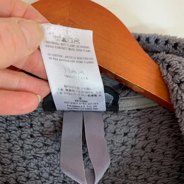 Patagonia Regulator R2 Polartec Fleece Jacket Black VTG‎ Gorpcore Womens S READ - Image 3