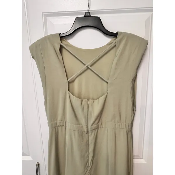 NWT ASOS‎ DESIGN Womens Sage Green Maxi Dress Sleeveless US 10 Casual - Image 4