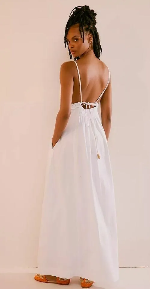 NWT Free People Lovey Maxi Color: Ivory Size S - Image 3