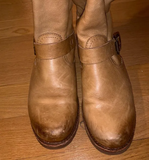 Frye Veronica short camel rugged riding Boot - Image 5