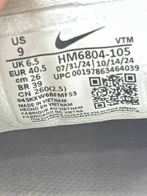 Nike Air Zoom Vomero 18 Summit White Elemental Pink Women Size 9 Running Shoes HM6804-105 - Image 9