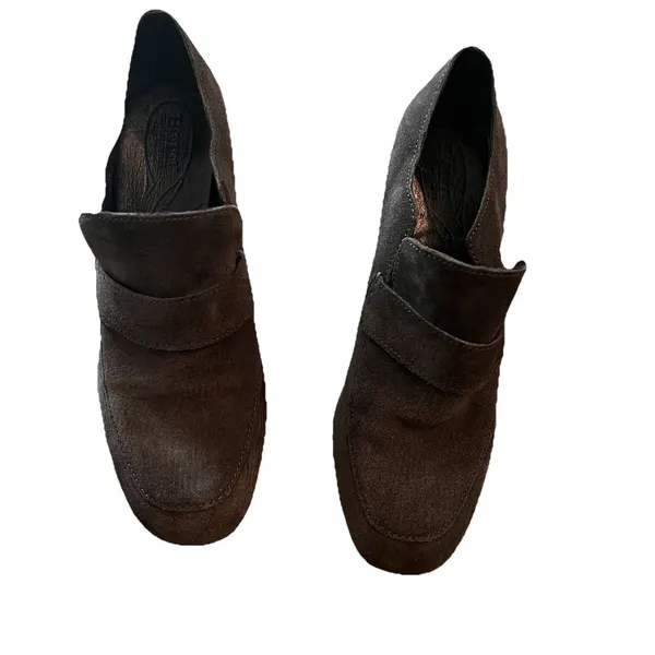 Born Women’s Suede‎ Heels 8 1/2 M Leather Comfort - Image 2