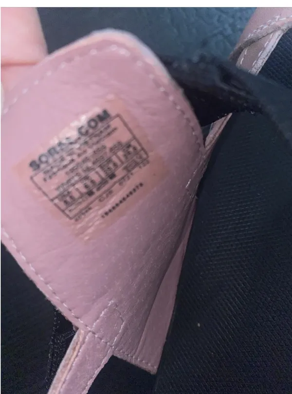 SOREL Women's 8.5 Kinetic Impact Sling Sandals Eraser Pink/White - Image 3