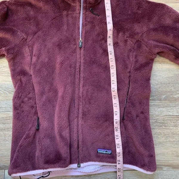 Patagonia Mauve Purple Full Zip Fleece Jacket M - Image 6