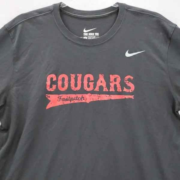 Nike Black Short Sleeve Cougars Tee Active Fan Tshirt Athletic L Large‎ - Image 3