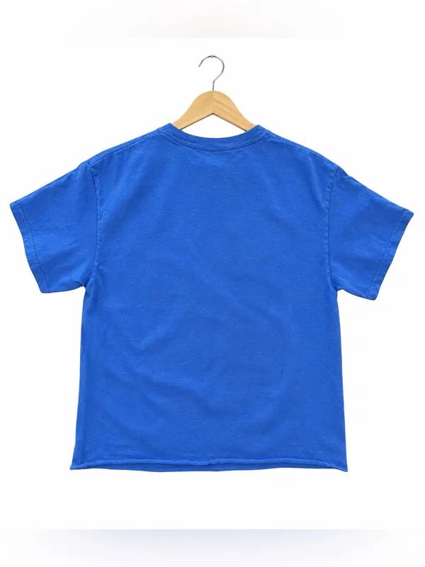 Care Bears Hug Dealer T Shirt Small S Blue Graphic Tee Rainbow Cheer Bear Retro - Image 3
