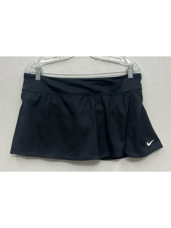 Nike Mini Golf Performance Skirt Skort Women Large Black Tennis Pickleball - Image 3