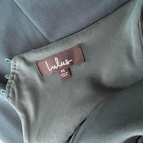 NEW Lulu’s Elegant Forest Green Evening Gown - Image 6
