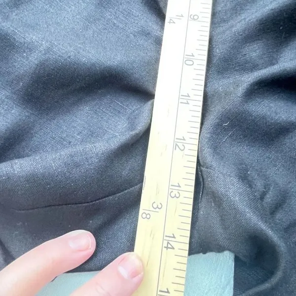Orvis size 12 Linen blend pants high waisted runs small travel casual - Image 7