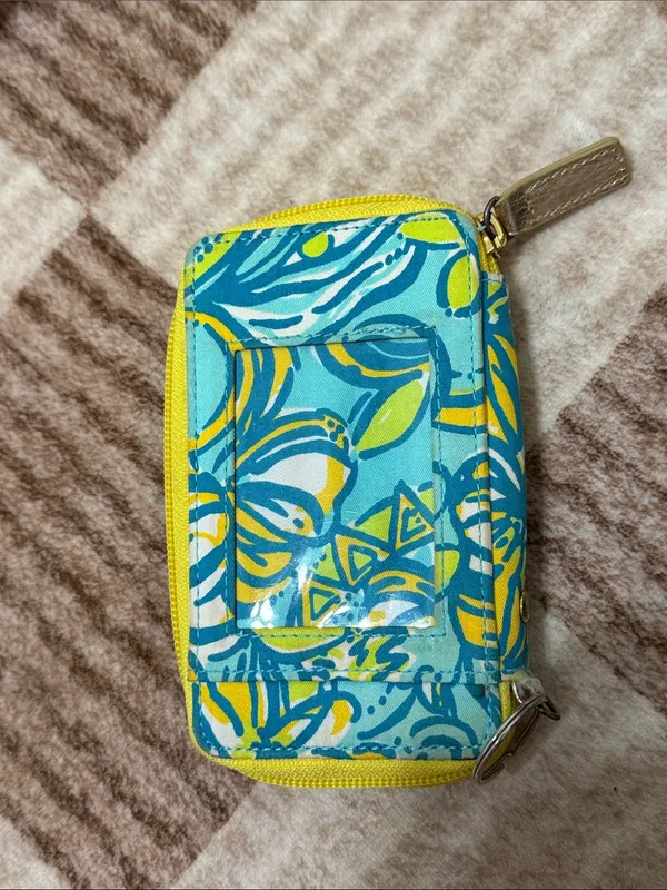 Lilly Pulitzer Tropical Blue Wallet - Image 6